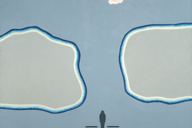 Meret Oppenheim, La condition humaine (Da stehen wir), 1973, Sammlung David Bowie © VBK, Wien, 2013 Meret Oppenheim, La condition humaine (Da stehen wir), 1973, Sammlung David Bowie © VBK, Wien, 2013