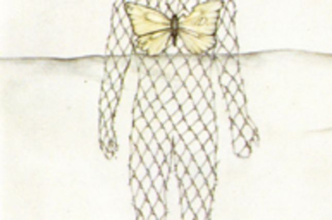 Birgit Jürgenssen, Seltsames Paar, 1973, Bleistift und Buntstift auf Papier © bank Austria Kunstsammlung Birgit Jürgenssen, Seltsames Paar, 1973, Bleistift und Buntstift auf Papier © bank Austria Kunstsammlung