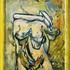 Nachtmilch, 2004, acrylic and varnish on grounded canvas, painted wood frame © VBK, Wien, 2005 Nachtmilch, 2004, acrylic and varnish on grounded canvas, painted wood frame © VBK, Wien, 2005