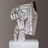 Pablo Picasso, Sylvette, 1954, Beidseitige Ölmalerei auf ausgeschnittenem Metallblech, 69,9 x 47 x 1 cm © VBK Wien 2012