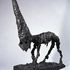 Boc encopironat (Ziege mit Hut), 2006, Bronze, 200 x 170 x 60 cm, Sammlung Bischofberger, Schweiz © Courtesy Miquel Barceló