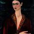FRIDA KAHLO Selbstbildnis mit Samtkleid, 1926 Autorretrato con traje de terciopelo Self-Portrait Wearing a Velvet Dress Öl auf Leinwand, 79,7 x 59,9 cm Privatbesitz, Courtesy Galería Arvil, Mexiko-Stadt Foto: © Courtesy Galería Arvil, Mexiko-Stadt © Banco de México, Diego Rivera & Frida Kahlo Museums Trust, México, D.F./VBK, Wien, 2010