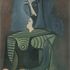 Pablo Picasso, Weibliches Porträt, 1943, Öl auf Leinwand, 130 x 97 cm © Succession Picasso / VBK Wien 2000