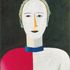 Kasimir Malewitsch, Weibliches Porträt, 1928/29, Öl auf Sperrholz, 58 x 49 cm © Staatliches Museum Russland, St. Petersburg Kasimir Malewitsch, Weibliches Porträt, 1928/29, Öl auf Sperrholz, 58 x 49 cm © Staatliches Museum Russland, St. Petersburg