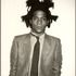 Andy Warhol, Jean-Michel Basquiat, 1982, Unikat, Vintage Gelatine Silver Print, 25,4 x 20,3 cm, Courtesy Galerie Bruno Bischofberger, Zürich © The Andy Warhol Foundation for the Visual Arts, Inc., New York; VBK, Wien, 2013/14