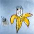 Jean-Michel Basquiat, Brown Spots (Portrait of Andy Warhol as a Banana), 1984, Acryl und Ölkreide auf Leinwand, 193 x 213 cm, Sammlung Bischofberger, Schweiz © The Estate of Jean-Michel Basquiat; VBK, Wien, 2013/14