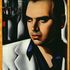 Tamara De Lempicka, Porträt Graf Vettor Marcello, 1933, Öl auf Holz, 35 x 27 cm © Privatsammlung Tamara De Lempicka, Porträt Graf Vettor Marcello, 1933, Öl auf Holz, 35 x 27 cm © Privatsammlung