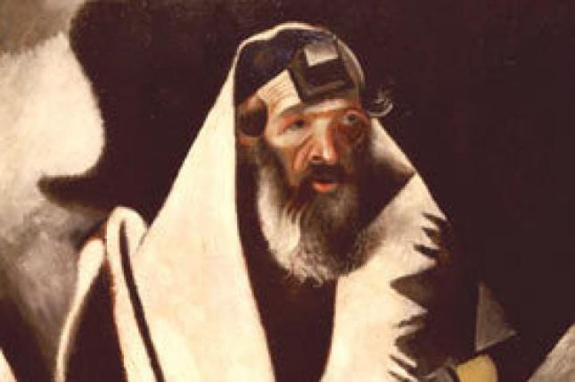 The Jew in Black and White, Marc Chagall, 1914 Collection Im Obersteg © VBK, Wien, 2003