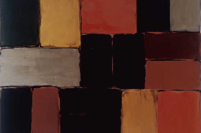 Sean Scully Wall of Light Red Green, 2006 Öl auf Leinwand, 197 x 232 cm © Sean Scully
