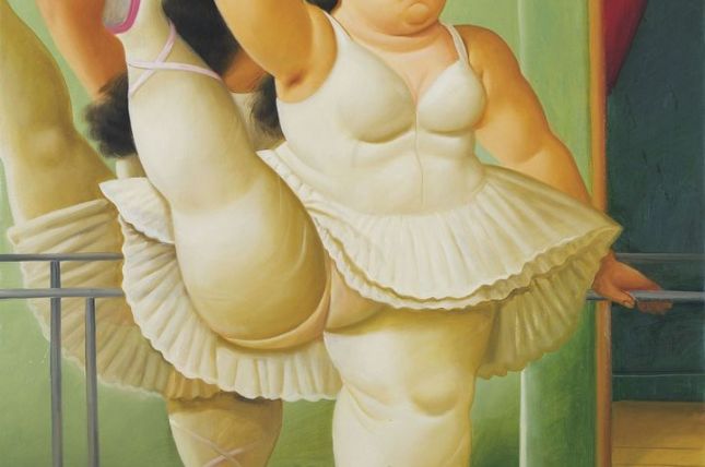 Ballerina an der Stange, 2001 © Privatbesitz Ballerina an der Stange, 2001 © Privatbesitz