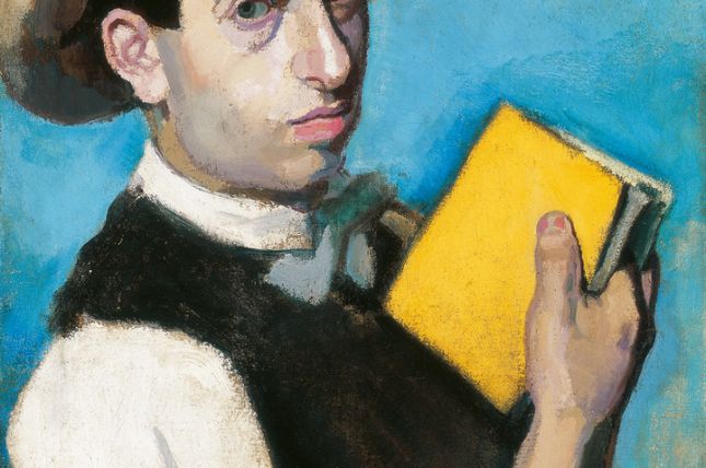 Róbert Berény, Selbstbildnis mit Strohhut, 1906, Magyar Nemzeti Galéria, Budapest © VBK, Wien, 2012 Róbert Berény, Selbstbildnis mit Strohhut, 1906, Magyar Nemzeti Galéria, Budapest © VBK, Wien, 2012