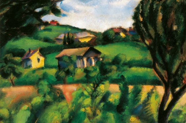 Ödön Márffy, Landschaft, 1910-15, Janus Pannonius Múzeum, Pécs © VBK, Wien, 2012 Ödön Márffy, Landschaft, 1910-15, Janus Pannonius Múzeum, Pécs © VBK, Wien, 2012