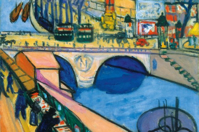 Lajos Tihanyi, Der Pont St.-Michel in Paris, 1908 © Privatbesitz Lajos Tihanyi, Der Pont St.-Michel in Paris, 1908 © Privatbesitz