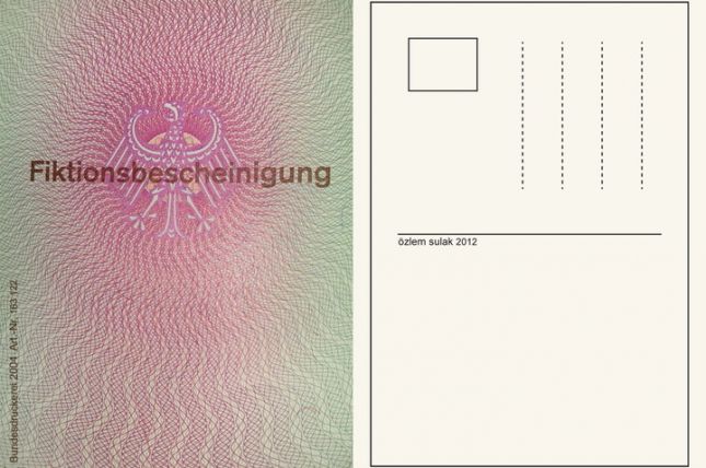 Özlem Sulak, Fictive Presence, 2012, 250 Postkarten © Özlem Sulak