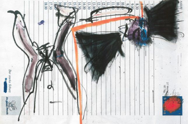 Jürgen Messensee, Thaïs, 1992, Öl auf Leinwand, Holz, 168 x 248 cm, Sammlung Jürgen Messensee © Courtesy the Artist