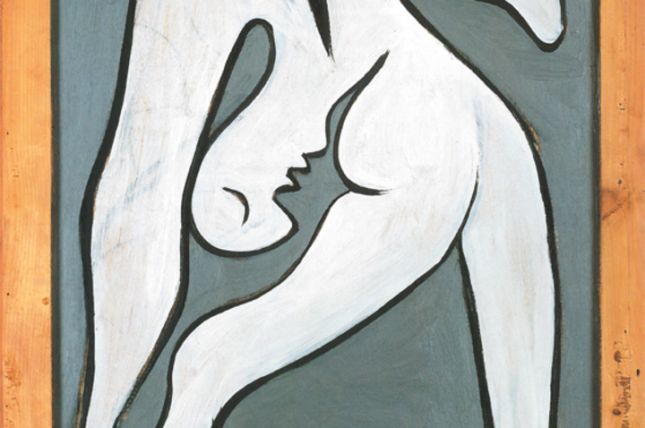 Pablo Picasso, Akrobatin 1930, Öl auf Holz, 69 x 59 cm © Succession Picasso / VBK Wien 2000 Pablo Picasso, Akrobatin 1930, Öl auf Holz, 69 x 59 cm © Succession Picasso / VBK Wien 2000