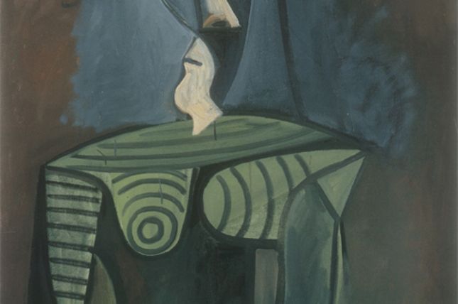 Pablo Picasso, Weibliches Porträt, 1943, Öl auf Leinwand, 130 x 97 cm © Succession Picasso / VBK Wien 2000 Pablo Picasso, Weibliches Porträt, 1943, Öl auf Leinwand, 130 x 97 cm © Succession Picasso / VBK Wien 2000