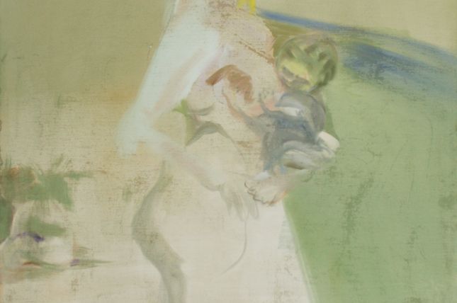 Siegfried Anzinger, Madonna im Freien, 2002, Leimfarbe auf Leinwand, 194 x 134 cm, Foto © Galerie Elisabeth & Klaus Thoman © Courtesy Galerie Elisabeth & Klaus Thoman Innsbruck/Wien Siegfried Anzinger, Madonna im Freien, 2002, Leimfarbe auf Leinwand, 194 x 134 cm, Foto © Galerie Elisabeth & Klaus Thoman © Courtesy Galerie Elisabeth & Klaus Thoman Innsbruck/Wien