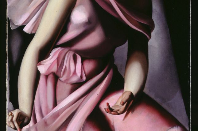 Tamara De Lempicka, Porträt Romana de la Salle, 1928, Öl auf Leinwand, 162 x 97 cm © Sammlung Wolfgang Joop Tamara De Lempicka, Porträt Romana de la Salle, 1928, Öl auf Leinwand, 162 x 97 cm © Sammlung Wolfgang Joop