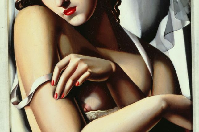 Tamara De Lempicka, Genesende, 1932, Öl auf Holz, 56 x 42 cm © Privatsammlung Tamara De Lempicka, Genesende, 1932, Öl auf Holz, 56 x 42 cm © Privatsammlung