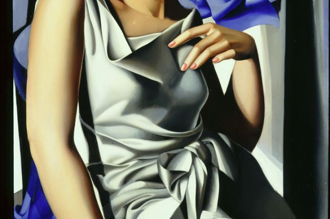 Tamara De Lempicka, Porträt Mrs. M., 1932, Öl auf Leinwand, 100 x 65 cm © Privatsammlung Tamara De Lempicka, Porträt Mrs. M., 1932, Öl auf Leinwand, 100 x 65 cm © Privatsammlung