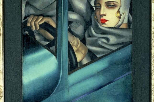Tamara De Lempicka, Mein Porträt, 1929, Öl auf Holz, 35 x 27 cm © Privatsammlung Tamara De Lempicka, Mein Porträt, 1929, Öl auf Holz, 35 x 27 cm © Privatsammlung