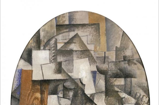 Georges Braque Das Tischchen: LE PETIT PROVENÇAL (Le Guéridon: LE PETIT PROVENÇAL), 1913 Privatbesitz © VBK, Wien, 2008/09 Georges Braque Das Tischchen: LE PETIT PROVENÇAL (Le Guéridon: LE PETIT PROVENÇAL), 1913 Privatbesitz © VBK, Wien, 2008/09