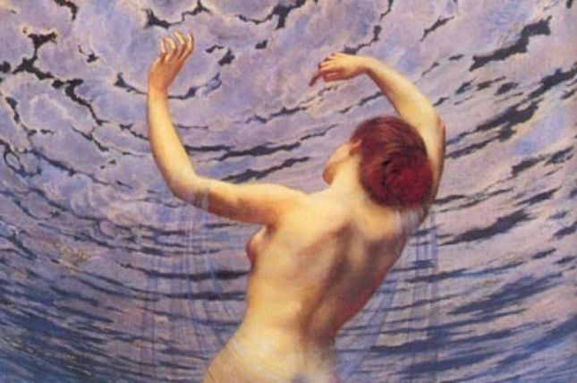 Willy Schlobach, Die Elemente in Bewegung, 1900 © Privatbesitz Willy Schlobach, Die Elemente in Bewegung, 1900 © Privatbesitz