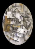 Georges Braque, Pedestal Table: Le Petit Provencal, 1913, Private Collection
