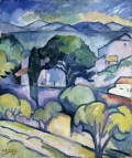Georges Braque, Paysage de Provence L´Estaque, 1907