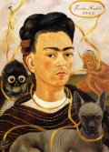 Frida Kahlo, Selbstbildnis mit Äffchen, 1945  Museum Dolores Olmedo Patino, Xochimilco, Mexiko