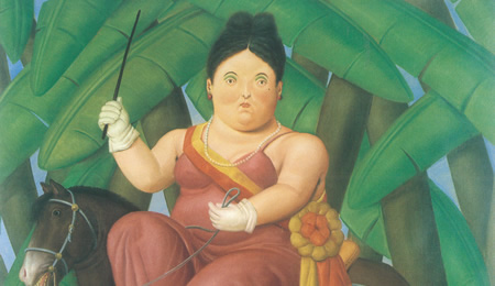 Fernando Botero, The First Lady, Oil/Canvas 203 x 165 cm
© Privately owned (detail)