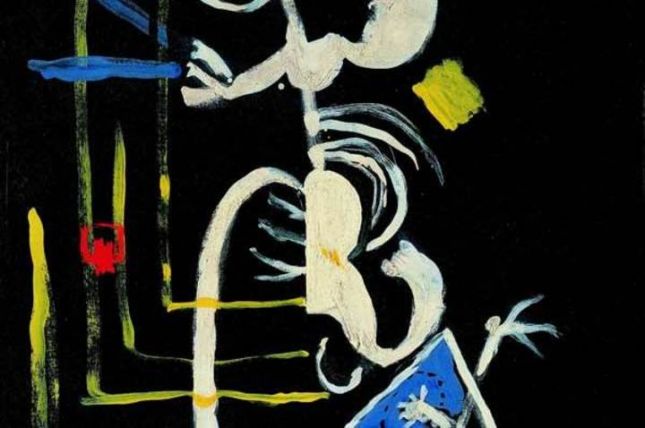 Icarus, Jackson Pollock Ikarus, 1946 Gouache auf Karton, 60 x 48 cm Sammlung Ulla und Heiner Pietzsch © VBK, Wien, 2005/06