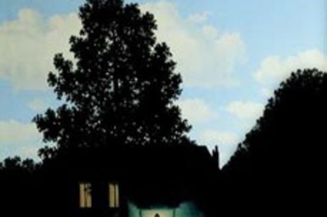 L’Empire des lumières, 1954, oil on canvas, Mr. and Mrs. Ahmet Ertegün © VBK, Wien, 2005