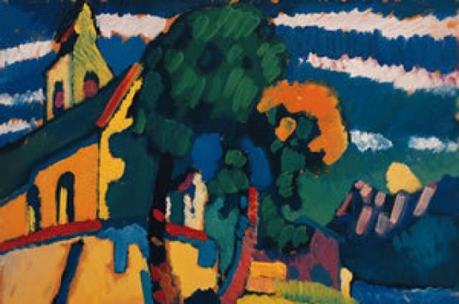 Riegsee-Dorfkirche, 1908 Von der Heydt-Museum Wuppertal © VBK, Wien, 2004