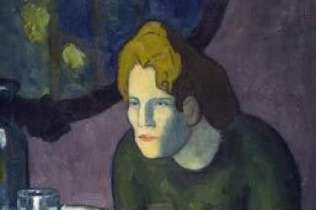 Buveuse d’absinthe, Pablo Picasso, 1901 Collection Im Obersteg © VBK, Wien, 2003