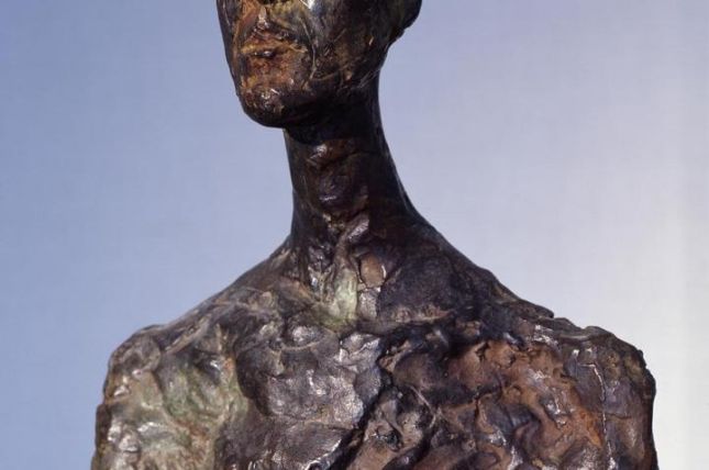 Alberto Giacometti, Annette sitzend, 1958/59, Bronze, 81,3 x 21,6 x 30,5 cm © VBK, Wien, 2012