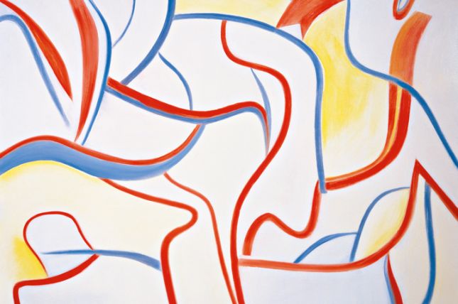 Willem de Kooning, Triptych (Untitled II), 1985, Öl auf Leinwand, 195,6 x 223,5 cm © VBK Wien 2012