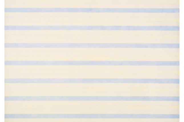 Agnes Martin, Untitled, 1998, Acrylfarbe und Grafit auf Leinwand, 152,4 x 152,4 cm © VBK Wien 2012