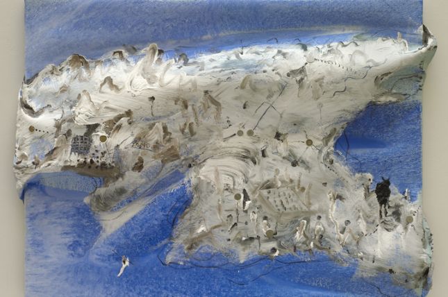 Miquel Barceló, mayurqa amb ase, 2010, Mischtechnik auf Leinwand, 91 x 131 cm © Courtesy Miquel Barceló