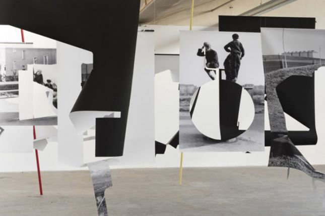 Sofie Thorsen, Spielplastiken, Installation view, Schnitt A-A', Kunsthaus Baselland, 19.05.-17.07.2012. Foto: Viktor Kolibàl © Courtesy the Artist