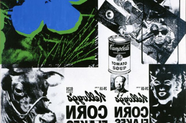 Andy Warhol, Retrospective (Reversal Series), 1978, Acryl und Siebdruck auf Leinwand, 203 x 203 cm, Sammlung Bischofberger, Schweiz © The Andy Warhol Foundation for the Visual Arts, Inc., New York; VBK, Wien, 2013/14