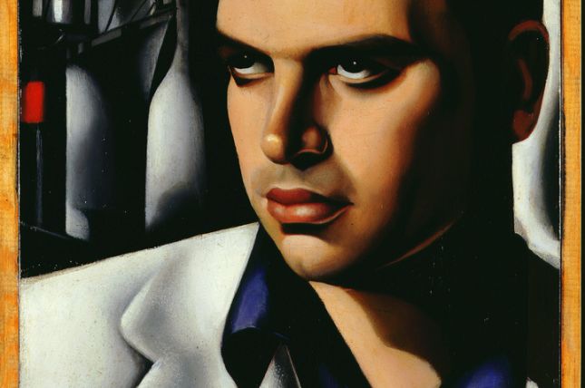 Tamara De Lempicka, Porträt Graf Vettor Marcello, 1933, Öl auf Holz, 35 x 27 cm © Privatsammlung