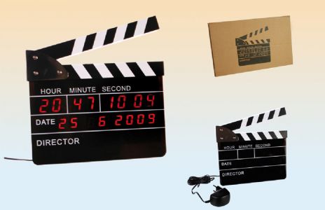 Filmklappe Wecker © Bank Austria Kunstforum